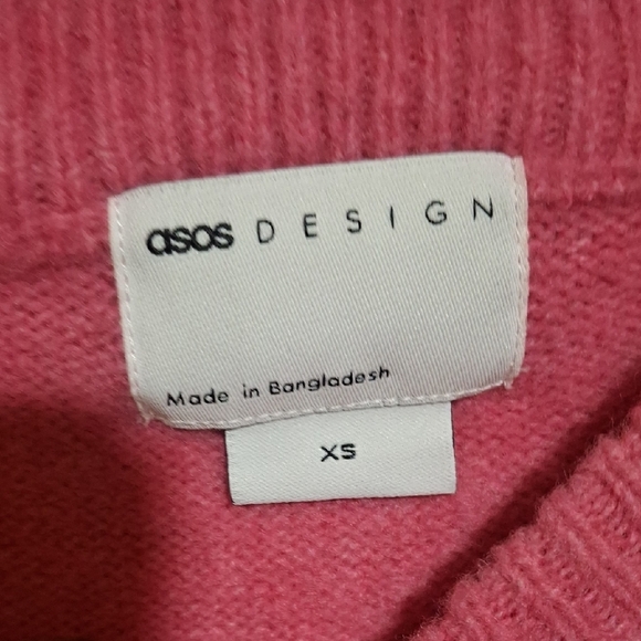 ASOS Women's Pink Sweatshirt Size XS - Picture 3 of 10